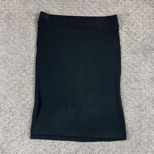 ATM Skirt Womens Large Black Micromodal Stretch Pencil Bodycon Jersey Pull-On